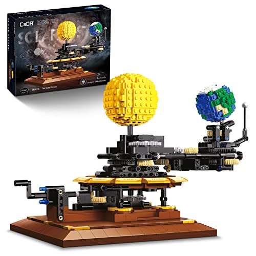 CADA Master C71004W Erde Mond Sonne Bausteine Bausatz, 865 Teile MOC...