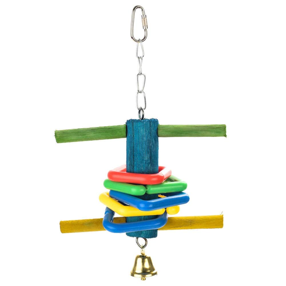 Swing & Chime Interactive Parakeet & Small Parrot Swing