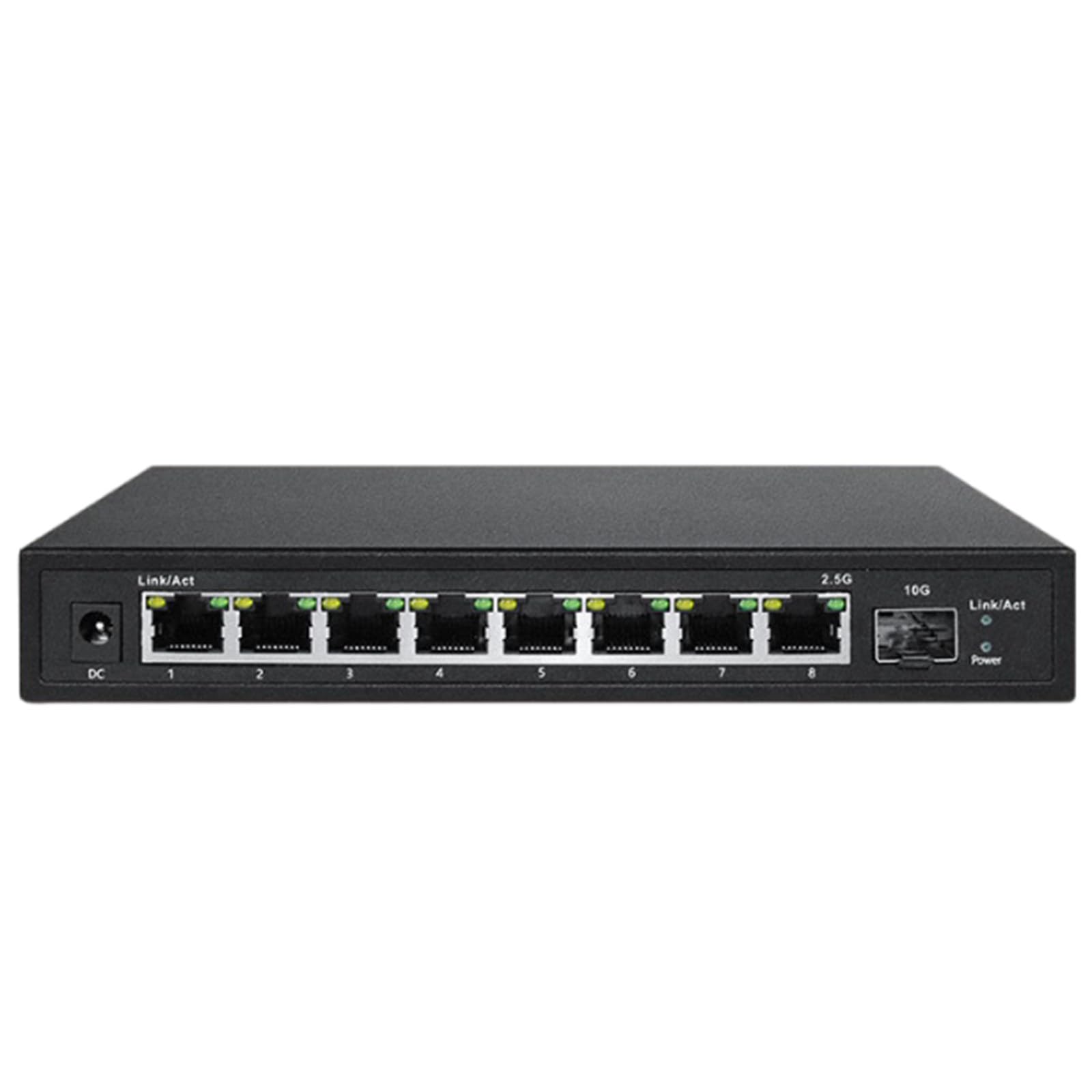 Switch gestito in rete a 8 porte 2.5G Switch Ethernet con porta Poe Splitter Internet hub ottico plug-and-play 10G,B