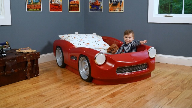 Amazon.com: Step2 Roadster Toddler-to-Twin Bed, Crib to Twin