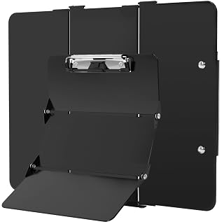 Clipboard Foldable Without Edition Cheat Charts, 3 Layers Aluminum, Nurse Board w/Low Profile Clip&Pen Clip Pocket, Black - Amazon product rated Grade A