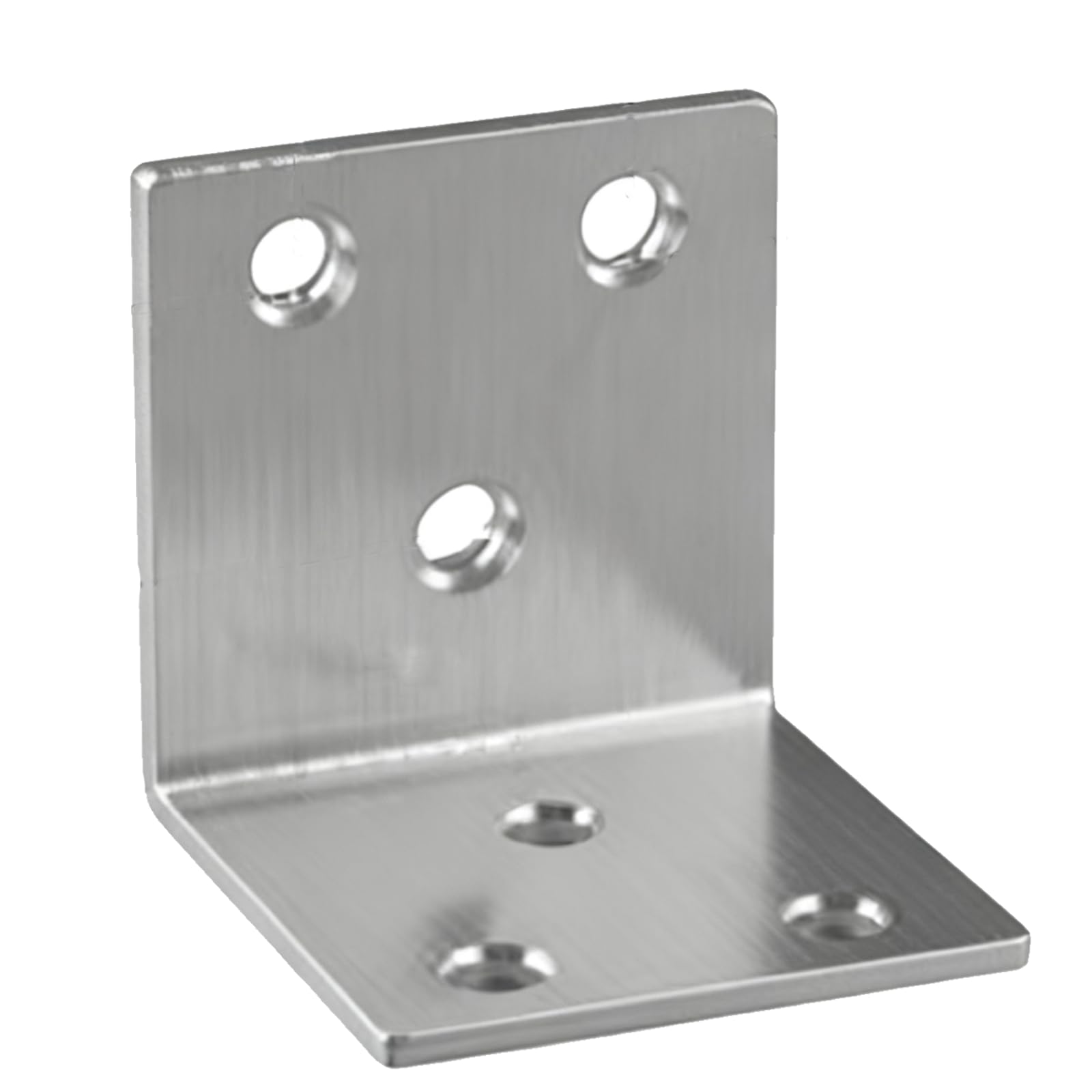 Set di 10 Staffe L/I con Viti, Fissaggi L/I, Staffe Angolari in Metallo da 90° E 180° per Scaffali, Sedie E Altri Mobili,Corner Code 40 * 40 * 40