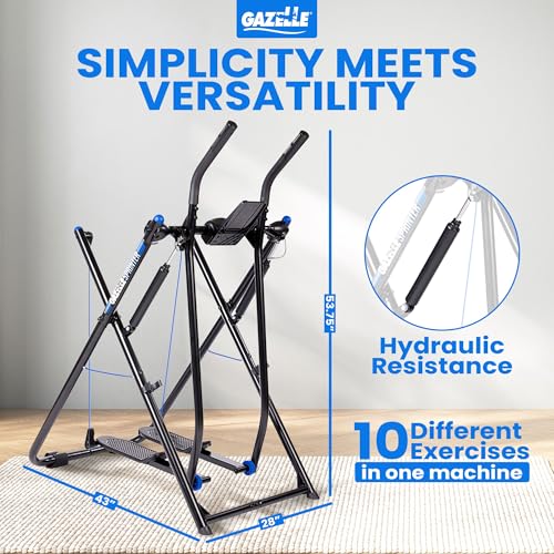 Gazelle Tony Little Total Body Fitness Workout Exercise Elliptical Glider Supports 250-300lbs with Low-Impact Design for Home Gym2