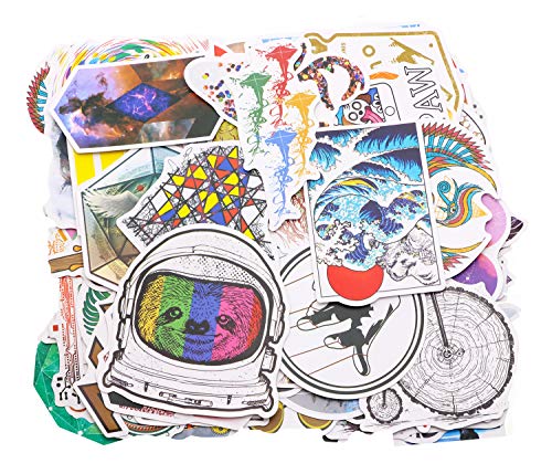 Penta Angel 100枚 ノートパソコンステッカー ウォーターボトル 荷物 スケートボードステッカー 車 オートバイ 自転車 自転車 携帯電話 ギター デカール グラフィティパッチ 子供 ティーン男の子 大人用 スクラップブック