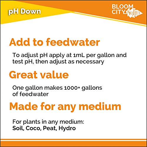 Bloom City pH Down Aditivo Líquido pH 32 oz miniatura 5