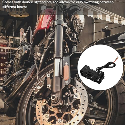 Faro de motocicleta LED para rutas nocturnas de aventura y caminos con niebla en todoterreno 5