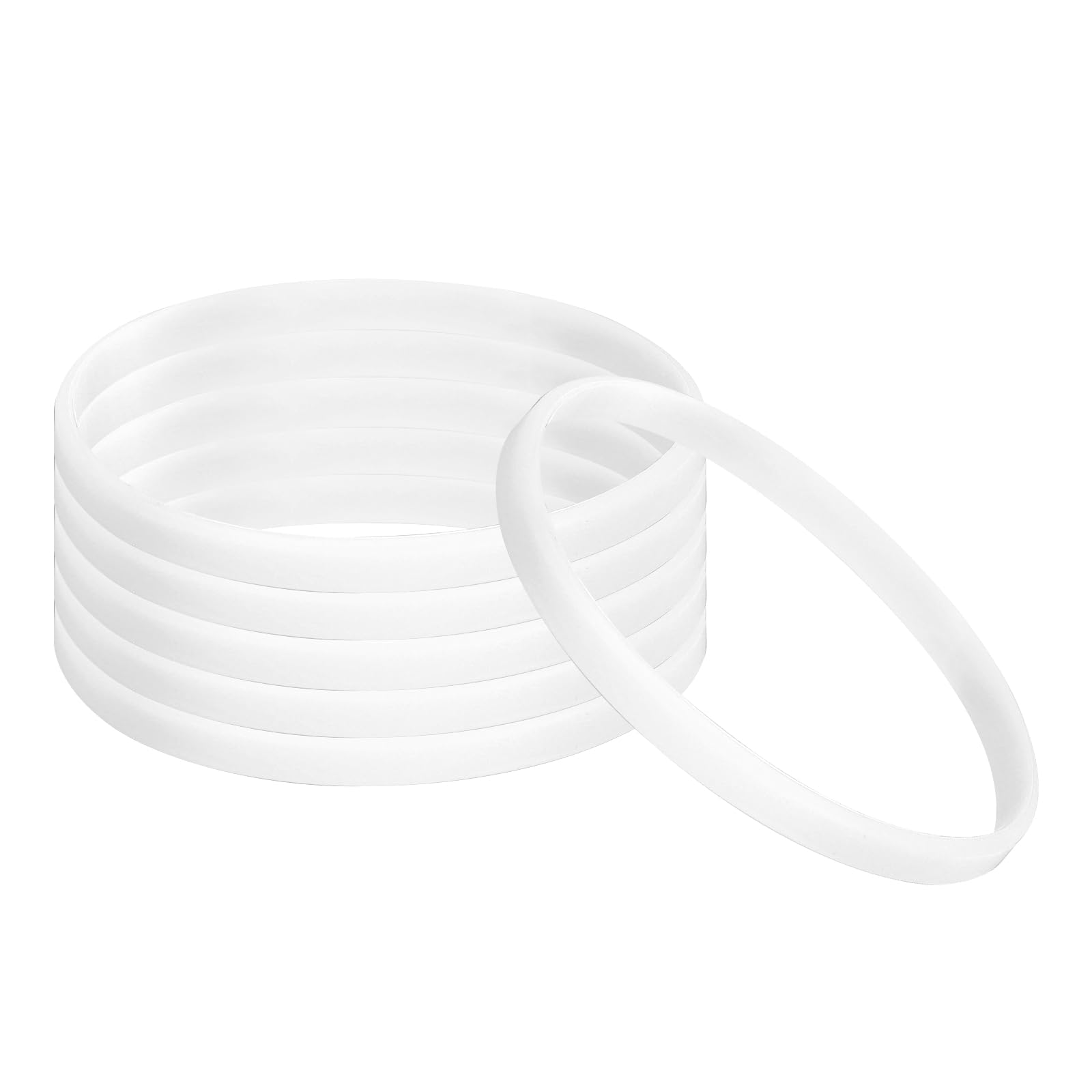 Bracciali Silicone 6 Pezzi - Giallo, 180mm, Per Sport E Squadre - Foto 5