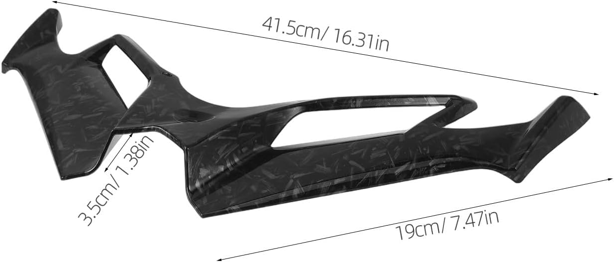 Generic Motorcycle Wind Deflector - Front Bumper Vent Winglets Lower Fairing Spoiler Side Wing Aerodynamic Air Deflector Windshield Modification Accessory