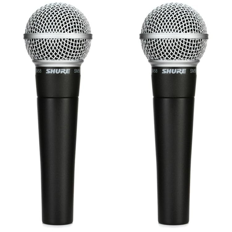 Amazon.com: Shure SM58 Cardioid Dynamic Vocal Microphone (2-Pack