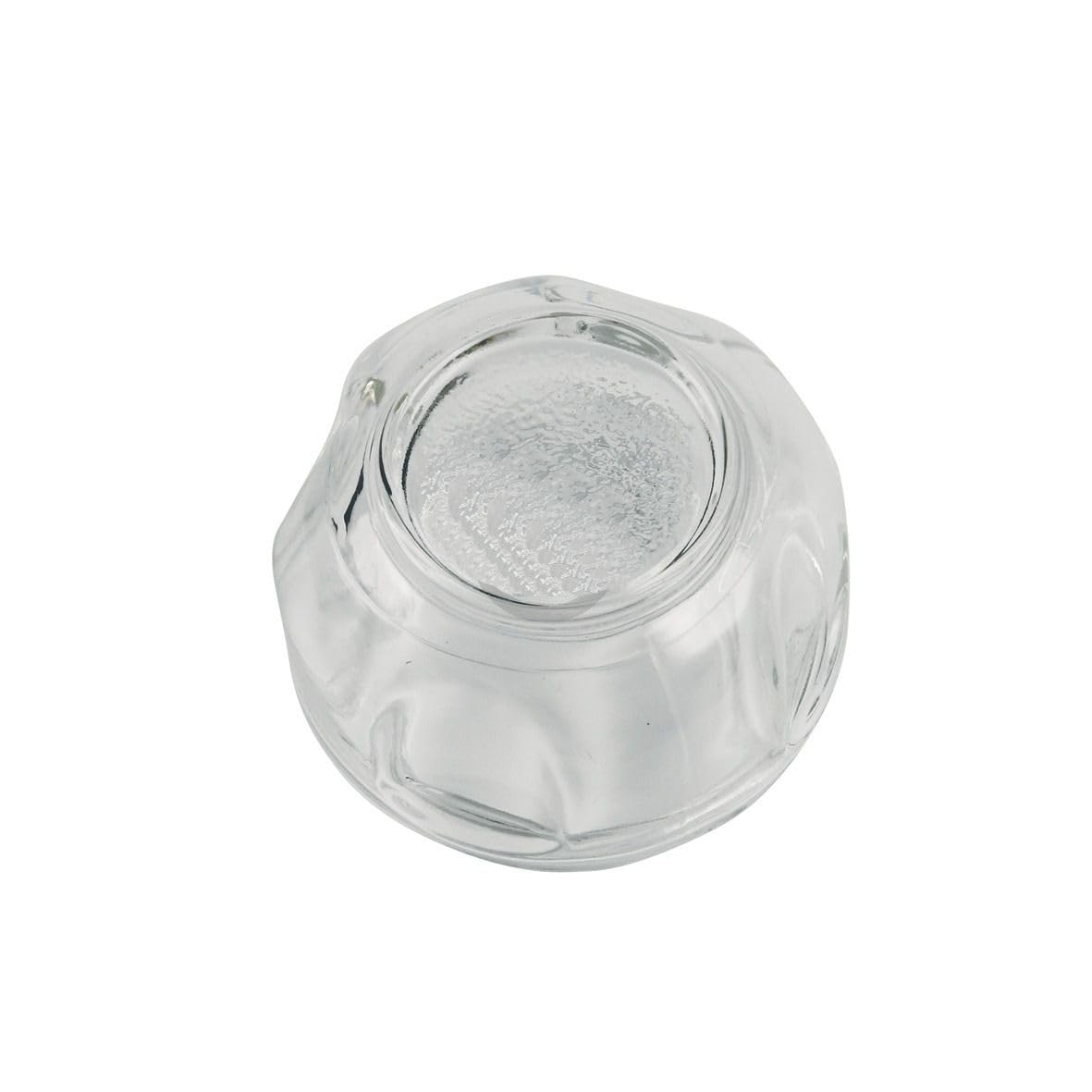 Lampenabdeckung für Backofen kompatibel mit Whirlpool 481010385446 Glas für Backofenlampe 54 mm Ø einschraubbare Kalotte für Backofen-Lampe