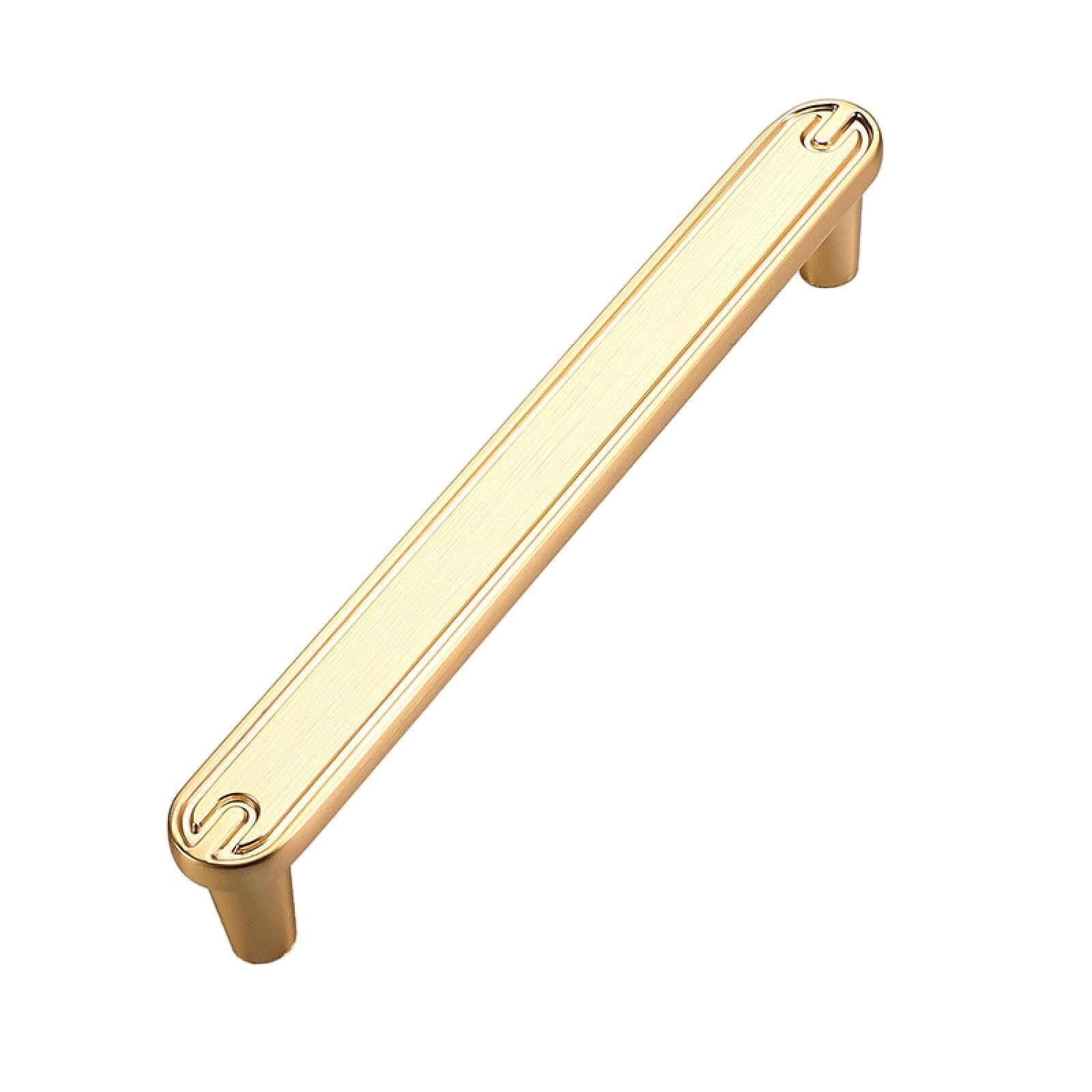 Lcanallyms Gold Kitchen Cabinet Handles, 2 Pack Cabinet Handles Chinese Antique Dresser Drawer Pulls Wardrobe Cupboard Kitchen Door Handle Hardware(,96 Mm)