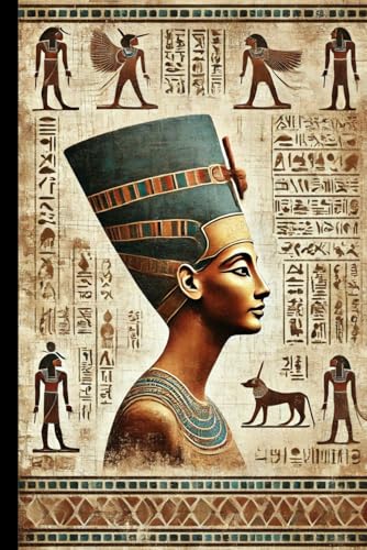  Nefertiti Notebook: Lined Journal with Iconic Egyptian Art, Timeless Beauty of Ancient Egypt