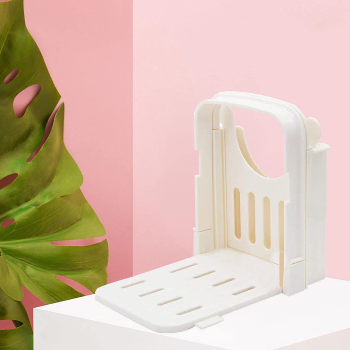 Foldable Bread Toast Slicer Bagel Slicer Plastic Loaf Cutter