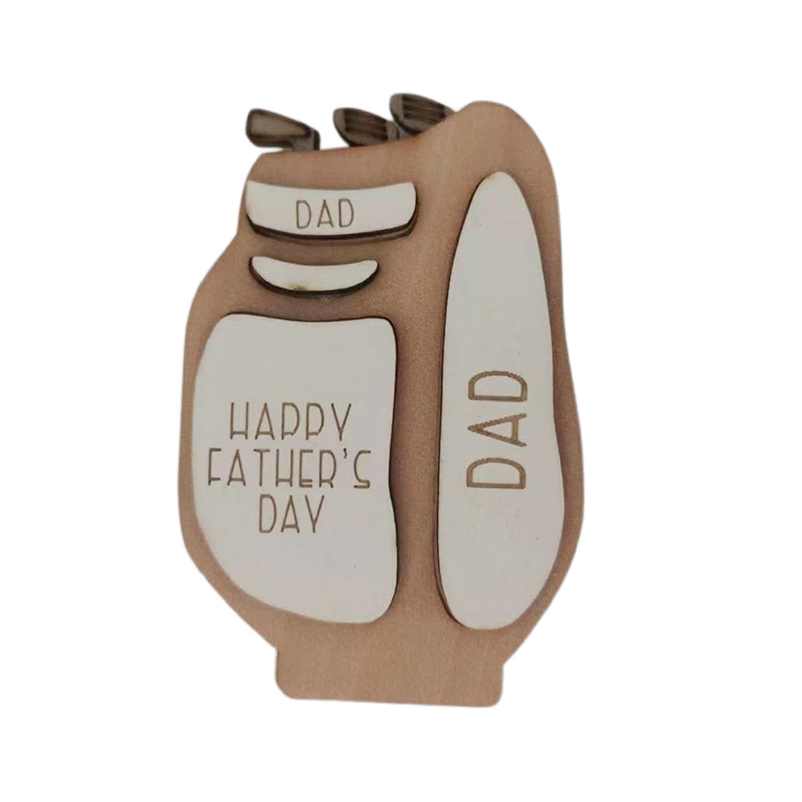 Fathers Day Money Clip Golf Bag Wallet Gift for Valentine S Day Anniversary Wood Color-image-28