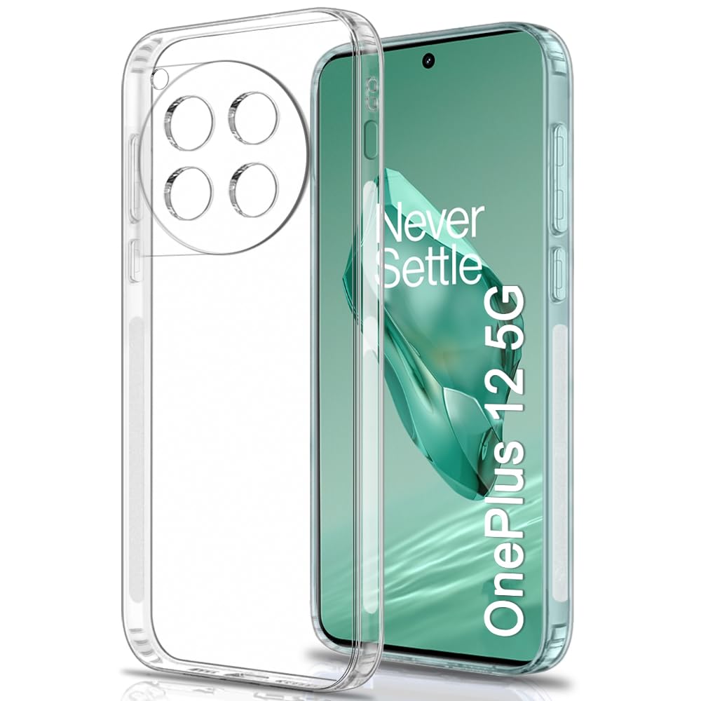 TheGiftKart Back Cover Soft Case for OnePlus 12 5G | Best Camera Protection | Inbuilt Dust Plugs & Anti-Slip Grip | Ultra Clear Slim Back Cover Case for OnePlus 12 5G (Silicone, Transparent) (B0CRLB89TX) Amazon Price History, Amazon Price Tracker