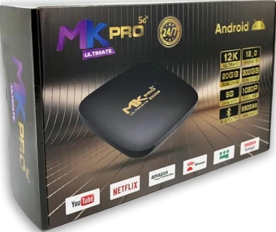 تي في بوكس برو التيميت 2025 من ام كيه | ذاكرة رام 32 جيجابايت و51...