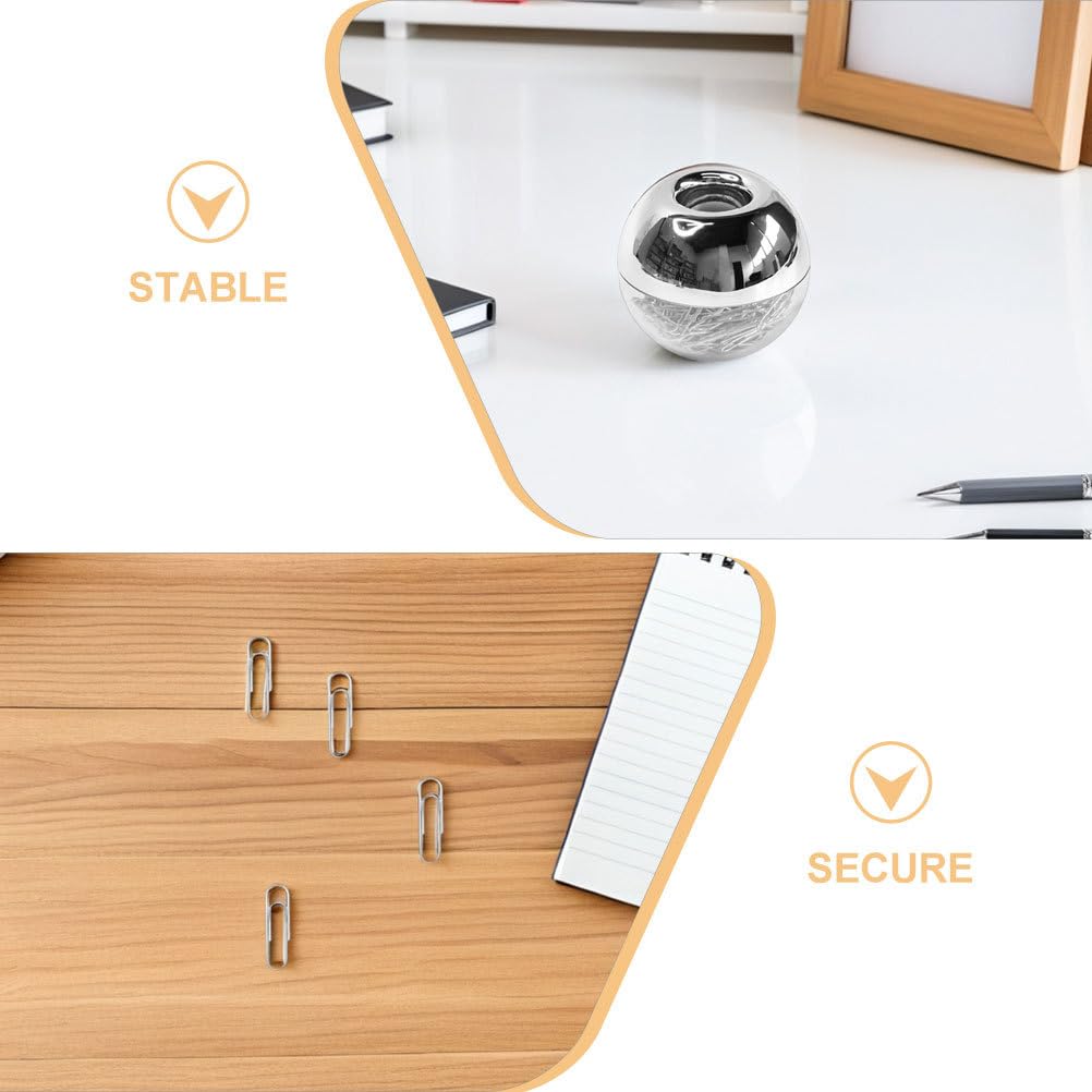 Angoily 2 set di graffette antiscivolo: graffette decorative con custodia magnetica - graffette per ufficio e scuola - accessori da scrivania per lavori artigianali e organizzazione di documenti