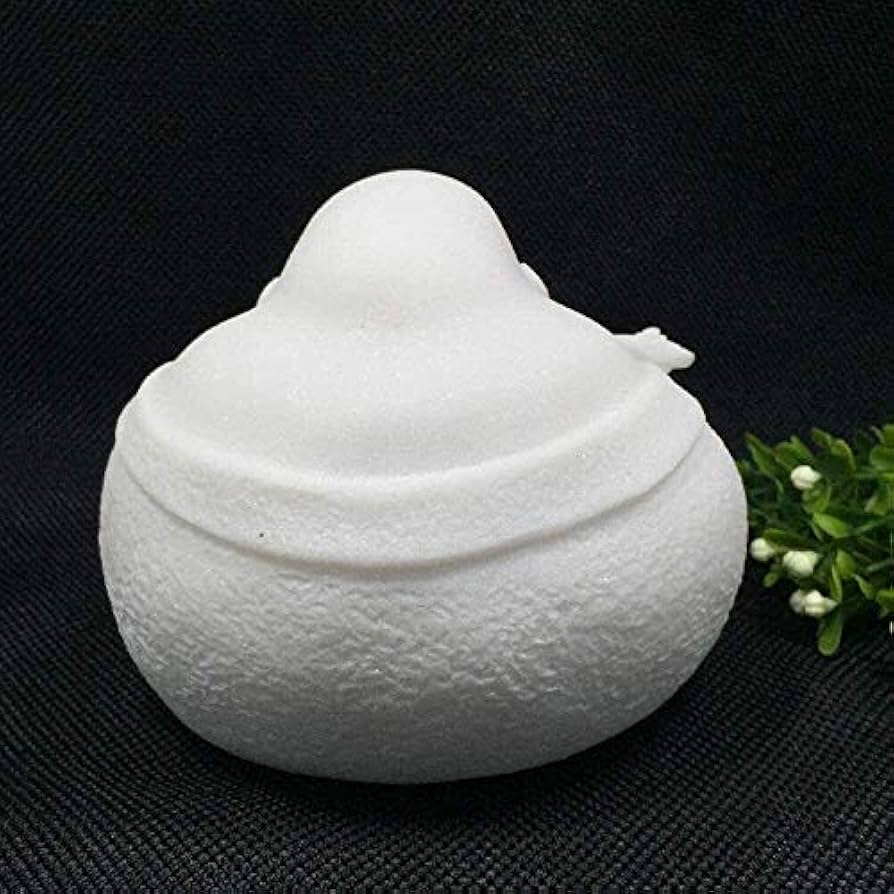 大理石彫刻　美術品　中国製置物 Amazon.co.jp: 白い大理石の石笑う仏の彫刻像置物骨董品収集品