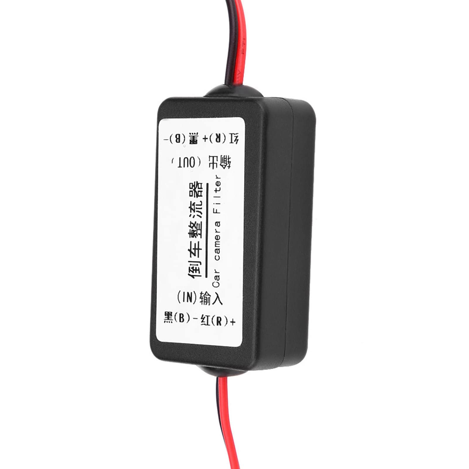 12V DC Car Rearview Camera Power Relay Capacitor Filter Rectifier