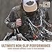 Rig'Em Right Waterfowl Non-Slip Leg Band Bird Hunting Game Strap with Leg Loop Style - Includes Heavy Duty Spring Clip and 8 Metal Cinch Rings (Optifade Timber Camo)