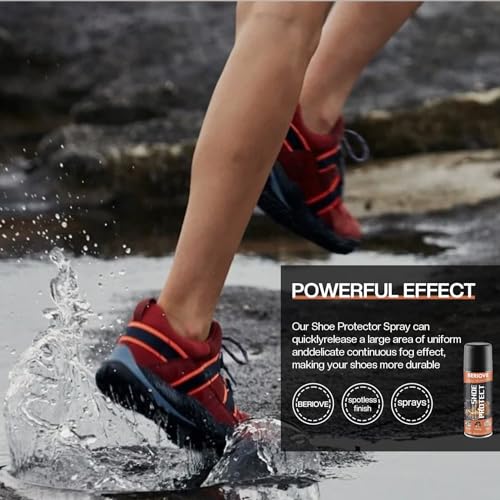 image for BERIOVE Protect Shoe Protector Spray - Rain & Stain Water Repellent - 