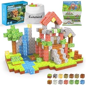 Cuteland Magnetische Bausteine Aus dem Wald (108pcs)