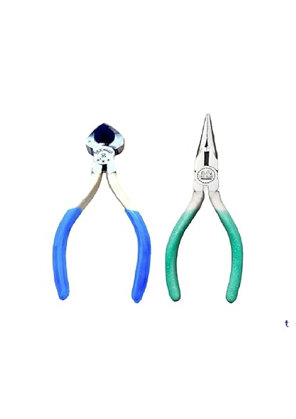 Sky Blue Multipurpose Prosfessional Home & Office, Shop Wire cutting Used Hand Tools Plier Kit ( 2 Piece ) SBE-160