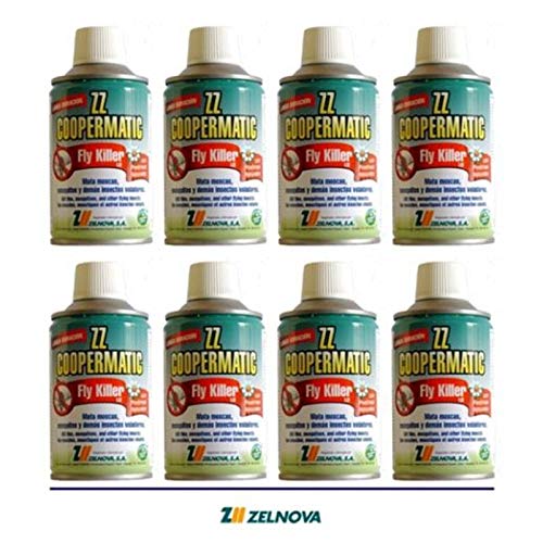 ZELNOVA ZZ COOPERMATIC Fly Killer LD - Insecticida [8 X 250 ml] Zeltia