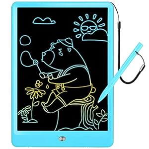 Colorful LCD Writing Tablet 10 Inch Electronic Drawing Board Doodle Pad Office Handwriting Pad Ewriter with Stylus- Best…
