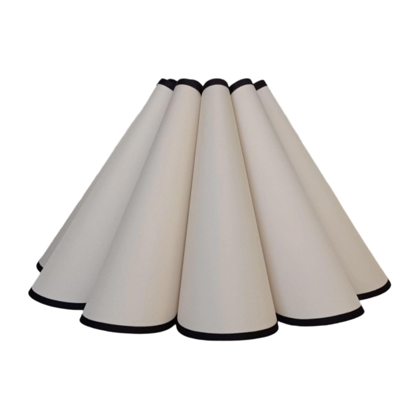 Hsioluted Black Border E27 Interfaces Cloth Petal Lampshade Wall Light Cover Table Light Shade Modern Decorative Lighting Accessories Enduring Interfaces Cloth Petal Lampshade