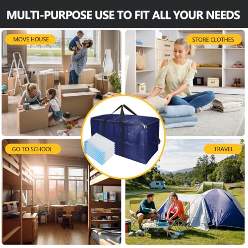 50% Off Extra Large Storage Bags Set with Backpack Straps - Image 7