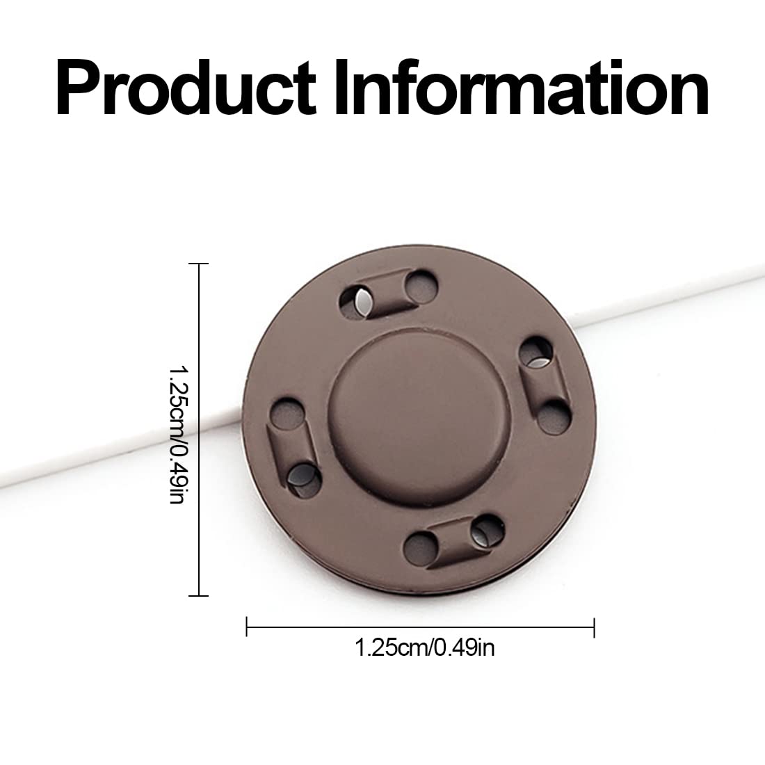 10 Bottoni Magnetici Per Cucito - Chiusure Magnetiche Per Borse E Abbigliamento | Design Floreale - Foto 13