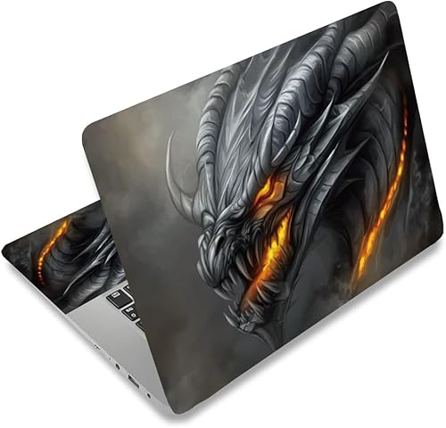 Miniatura 13 de PLIGREAT Calcomanías de vinilo reutilizables para portátil de radio vintage, calcomanías de vinilo para PC, portátiles, cubierta de teclado, Radio