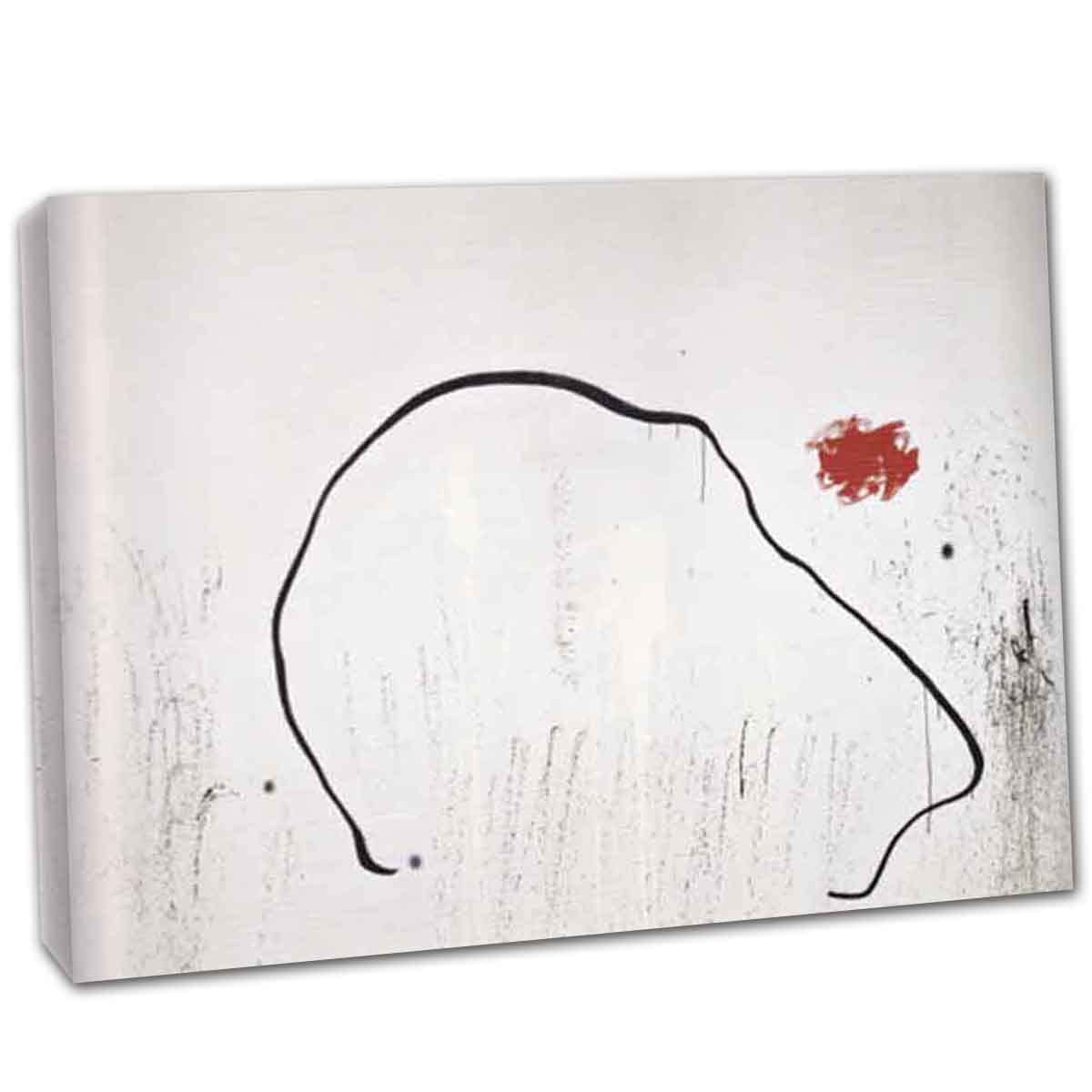 stampe mirò - 4 Nordic Modern Joan Miro Surrealism Art Paintings Quadro astratto Retro Art Canvas Poster da parete per la decorazione della stanza 《Hope of a Condanned Man》 (70 x 90 cm) : Amazon.it: Casa