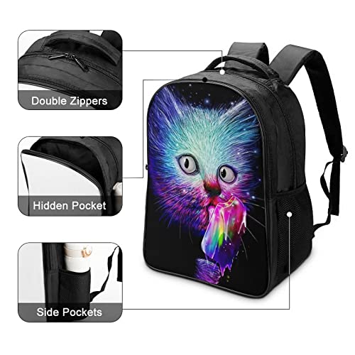 Cartable de mode chat mignon sac à dos décontracté pour la rentrée scolaire