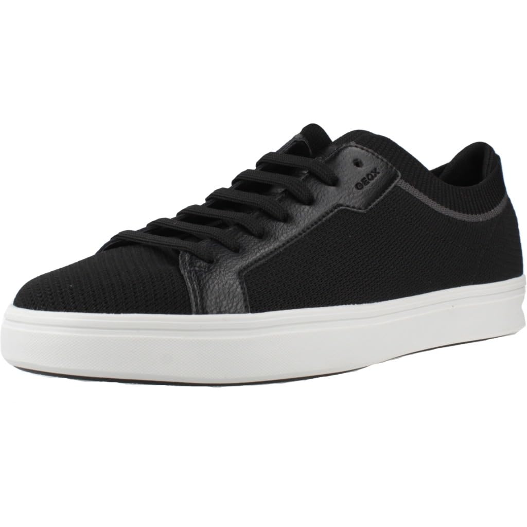 Geox Men's U BALTMOORE D Sneaker, Black, 10.5 UK