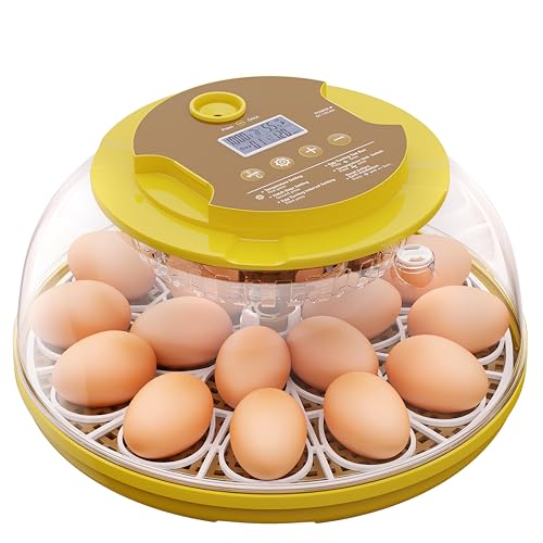 ENOVN 18 Egg Incubator with Automatic Egg Turning...