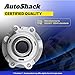 AutoShack Rear Wheel Hub Bearing Assemblies with ABS| Replacement for 2007-2017 Jeep Patriot | 2-PC