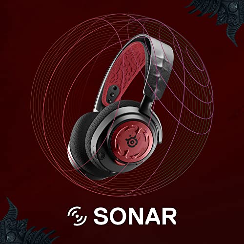 Image of SteelSeries Arctis Nova 7 Wireless Multi-Platform Gaming Headset - Diablo IV Edition Dual 2.4 GHz & Bluetooth 38 HR Fast Charge Battery Free In-Game Item - PC, PS, Mac, Mobile, Switch