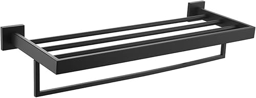 Towel Racks for Bathroom, Towel Rack Wall Mounted with Tower Bars, Stainless Steel Bathroom Shelf, Hand Towel Holder for Bathroom Wall, Bathroom