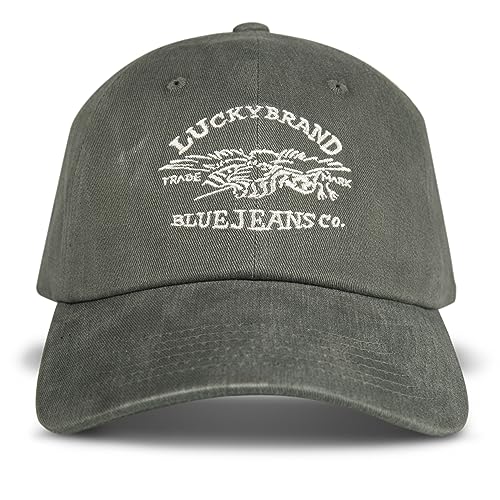 Image of Lucky Brand Classic Cotton Adjustable | Dad Hat | Baseball Cap | Golf | Fishing | Low Profile | 5 Panel Design