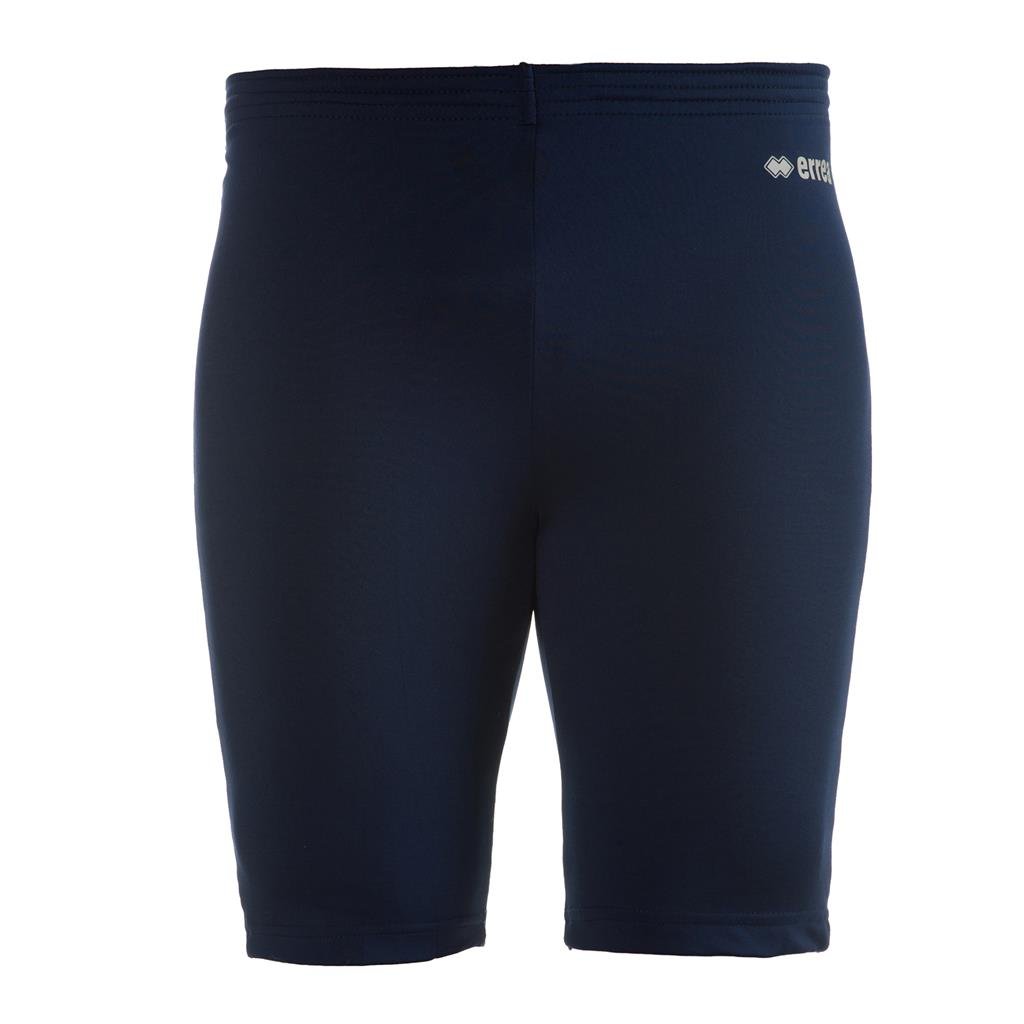 ORFEO AD Funktionshose (knielang) von Erreà · ERWACHSENE Damen Herren Sport Unterziehhose (kurz) aus Polyester · BASIC Slim-Fit Hose (elastisch) für Teamsport · BASELAYER Kompressionshose (endotherm) geringe Kompression · (Farbe marineblau, Größe L/XL)