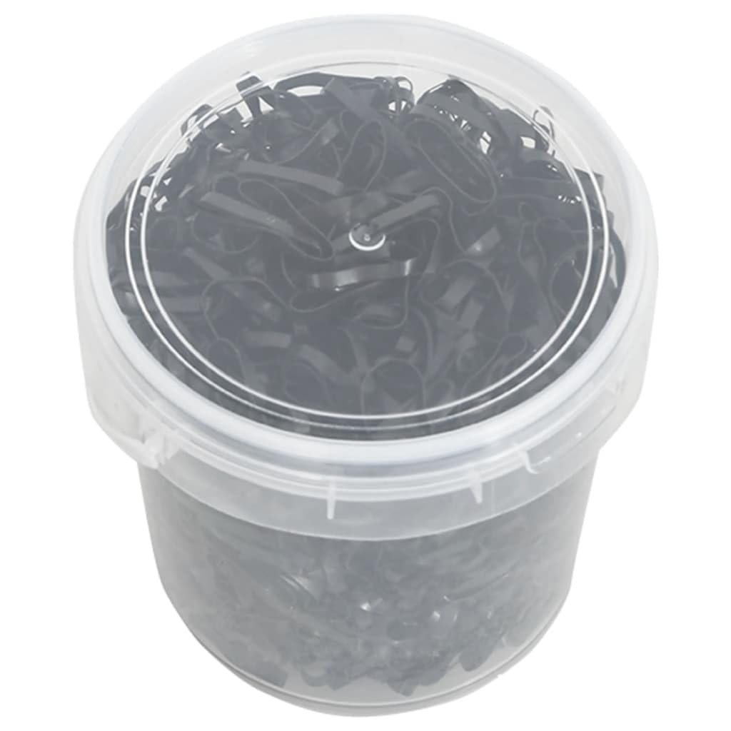 450 Elastici Per Criniera Di Cavallo In Silicone Morbido – Multiuso: Trecce, Code E Accessori Capelli, Colore Nero - 2