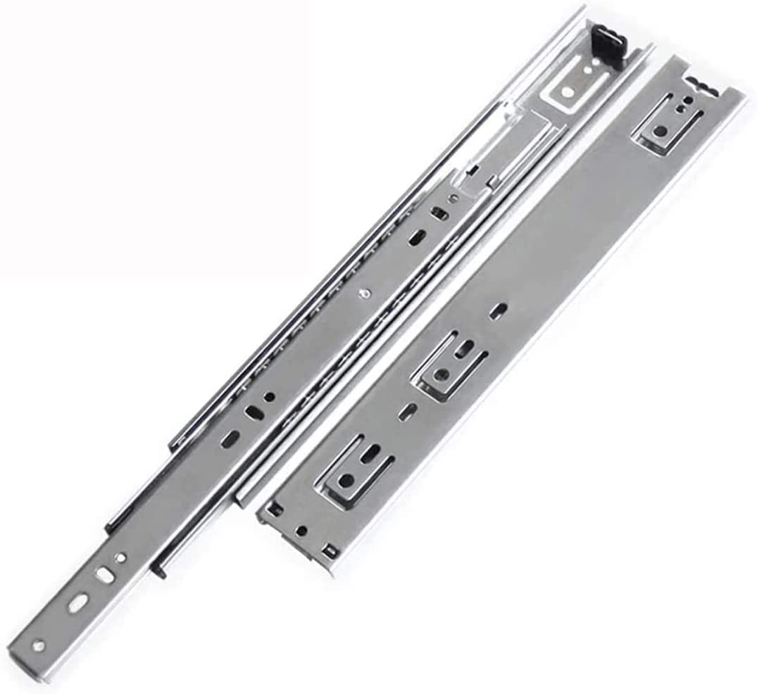 CanvasGT Zara Ball Bearing Drawer Slide Drawer Runner Heavy Duty - 2pcs (10 Inch)