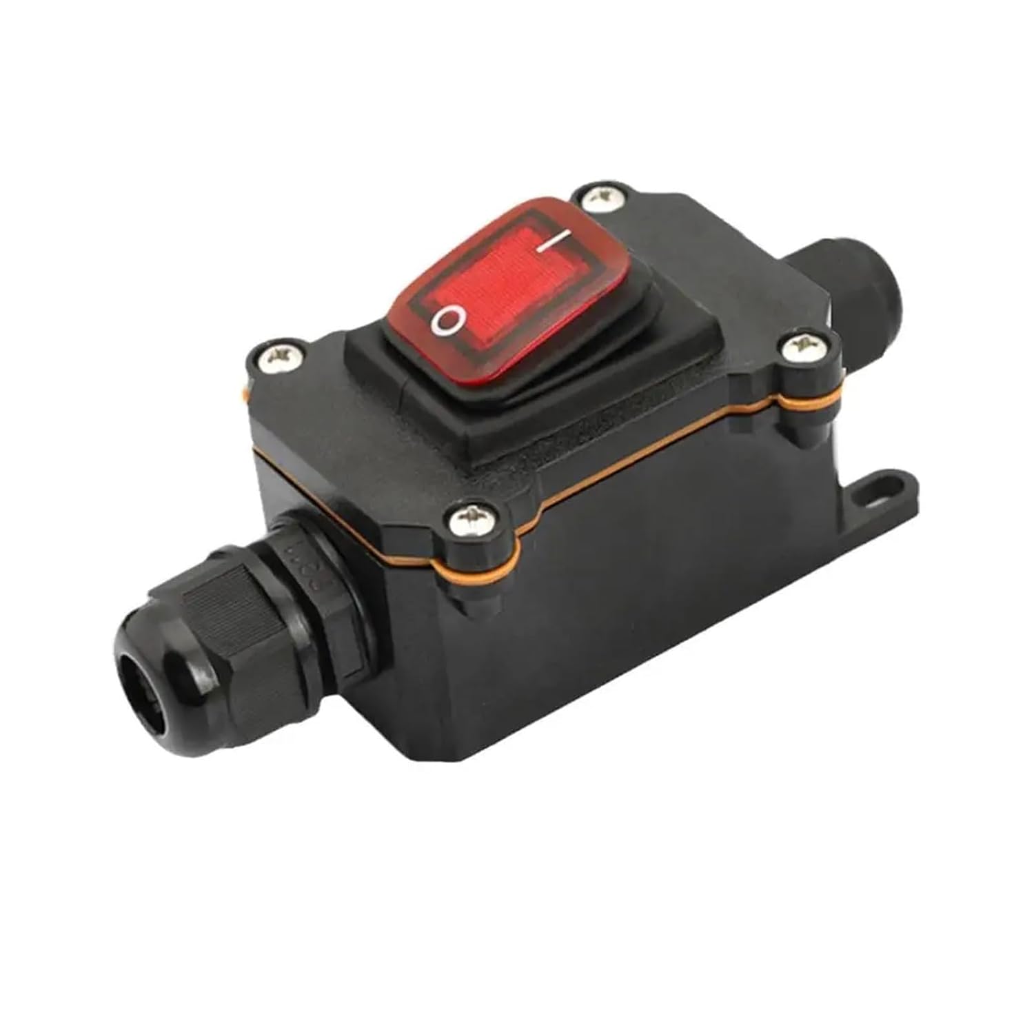 Inline Cord Switch 6PCS IP67 Waterproof Inline Switches - 20A High Current, Outdoor Use (for Refitting/Installing)(2 Head 110V 220V)