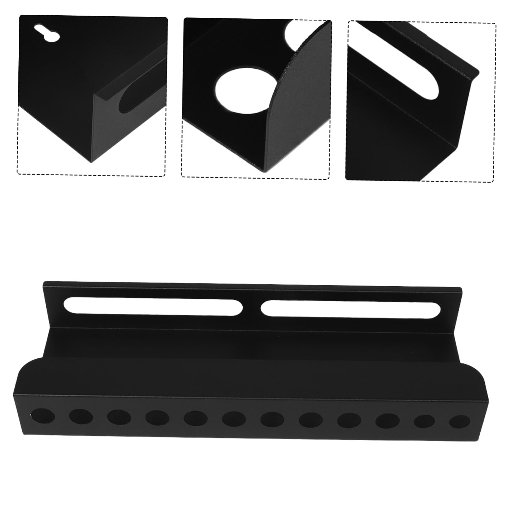 LIFKOME Soporte Montaje Pared para Botellas y Cepillos De Limpieza Organizador De Herramientas De Detalle Automotriz Rack Funcional para Taller y Lavado De Autos