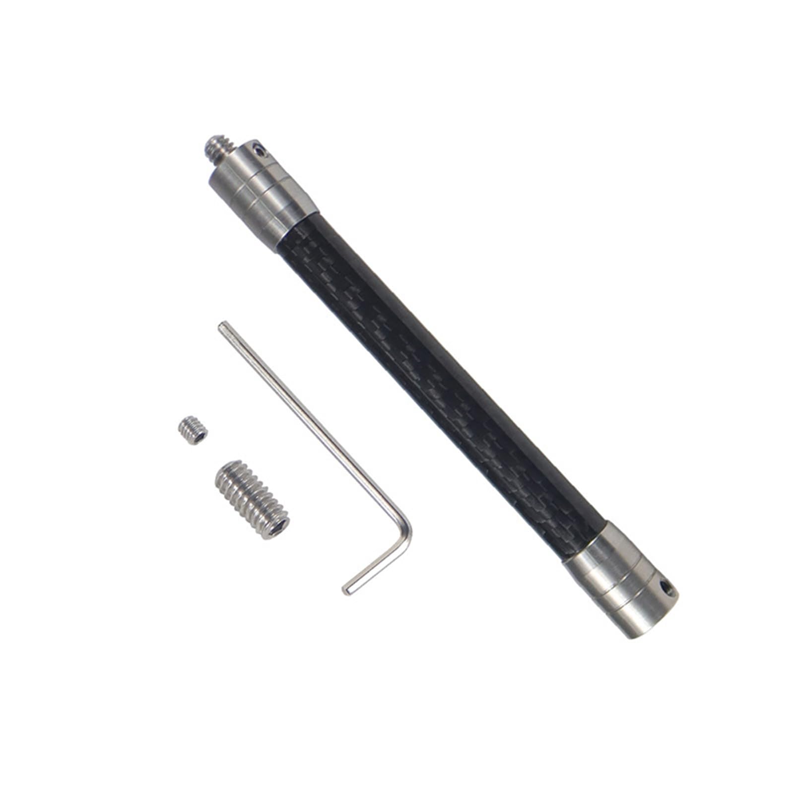 Buxuaaaa Extend Rod 1 / 4inch Selfie Stick 14mm Invisible Rod for Action Camera Helmet Monopod Extension Arm Camera Stabilizer Extension