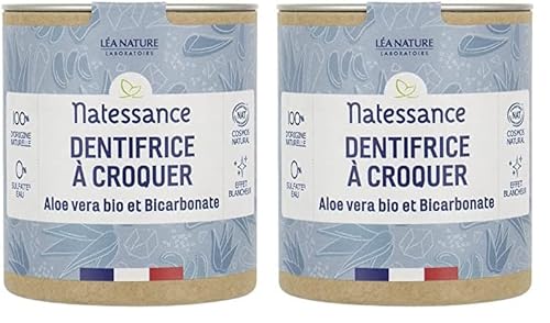 Dentifrice Natessance À Croquer Aloe Vera/Bicarbonate