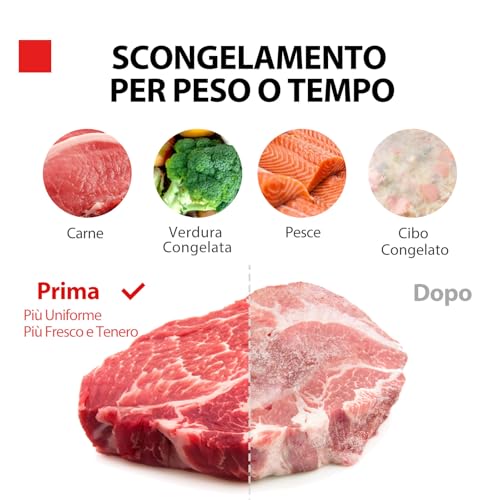 Toshiba MW2-MM20P(BK) - Forni a microonde standard, 20 Litri, 800 W, 5 livelli di potenza con pratica funzione di scongelamento, illuminazione a LED interno/Nero - Immagine 3