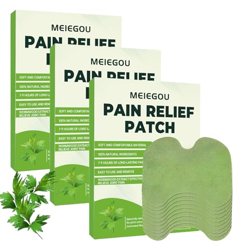 60 Stück Schmerzlinderung Pflaster Knie Kniepflaster Gegen Arthrose Pain Relief Patch Knie Pflaster Knie Schmerzpflaster Knie Pain Relief Patch Schmerzpflaster for Knee Back Muscle Soreness